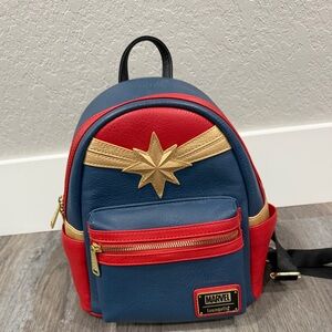 Loungefly Red and Blue Backpack